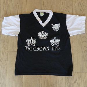 Wexford Tri-Crown LTD #7  Soccer Club Genuine Jerico Black Medium T-Shirt